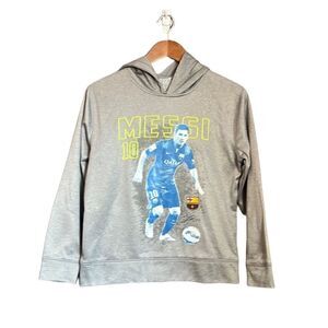‎3 for $30! Messi grey hoodie. Size large